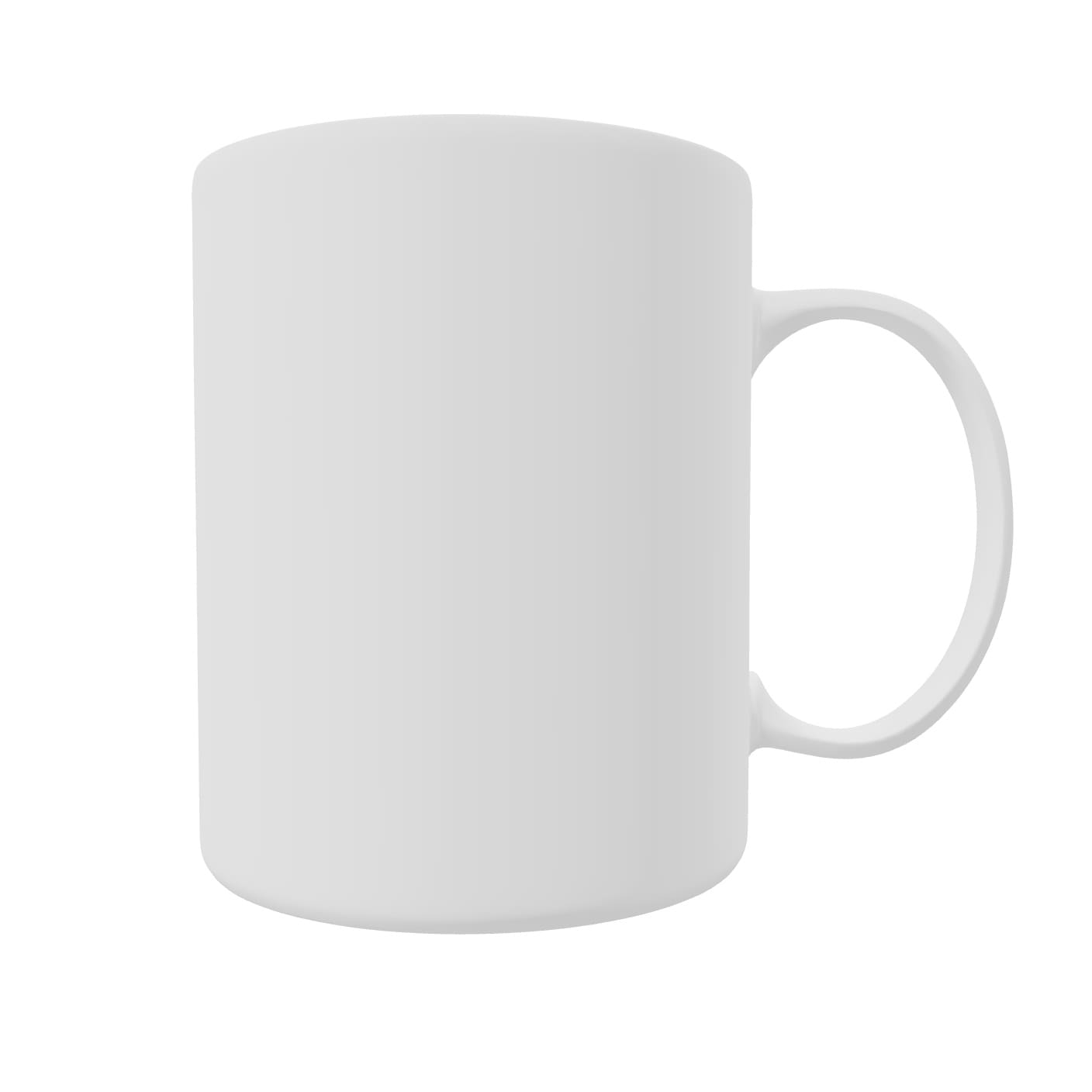 11oz 3D White Ceramic Mug Mockup