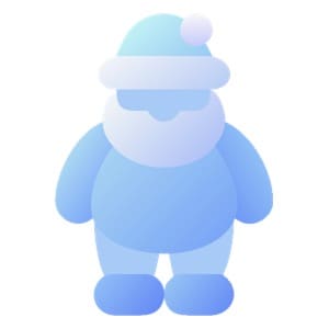 Gradient Shapes Icon AI vector style example