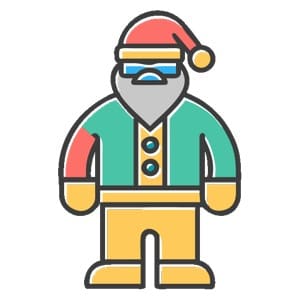 Offset Fill Icon AI vector style example