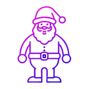 Gradient Outline Icon AI vector style example