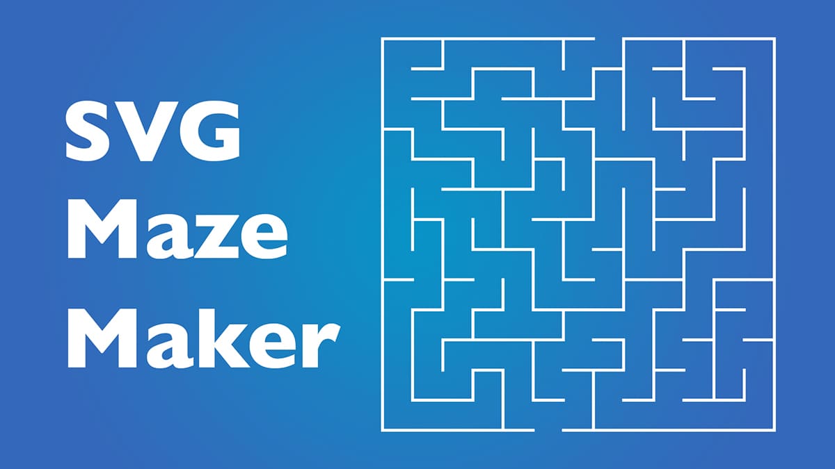 Free SVG Maze Generator - Printable Mazes Online