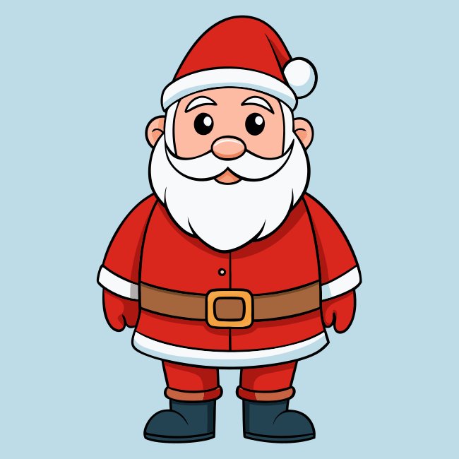 Santa Claus Illustration Printable