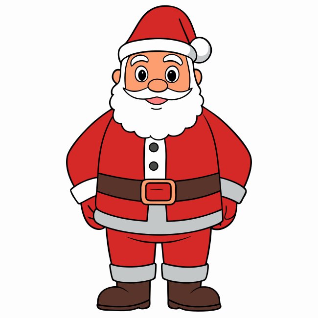 Santa Claus Christmas Vector Illustration Cartoon