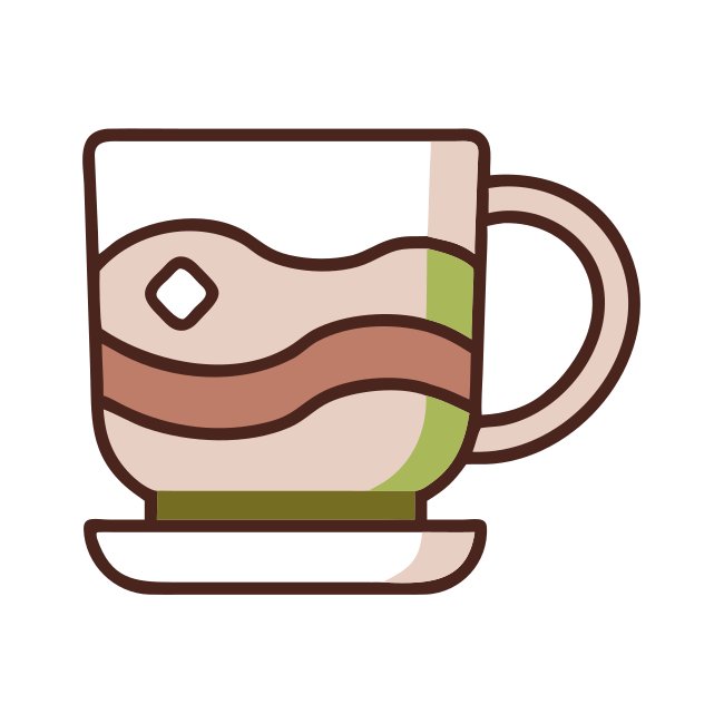 Basic White Mug Design Icon For Websites