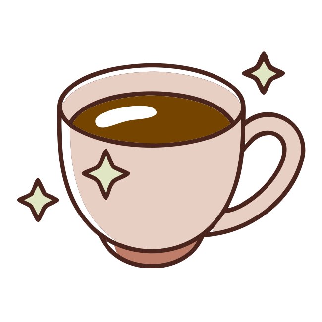 Clean White Mug Icon With Minimal Detail