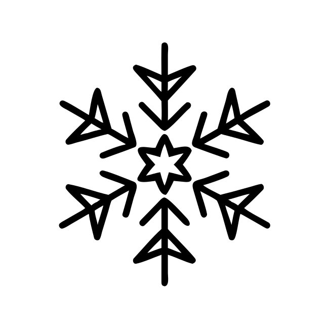 Geometric Christmas Ornament Cutout Svg Vector Artwork