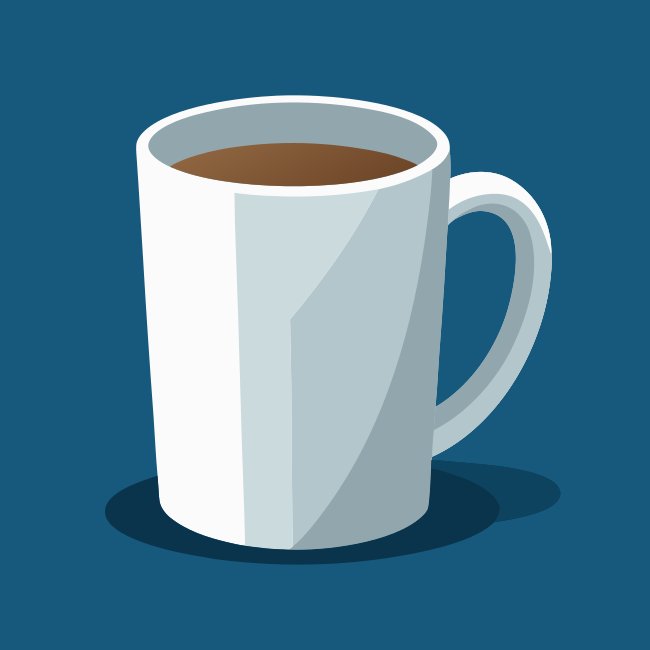 Realistic Mockup Of White Mug Svg
