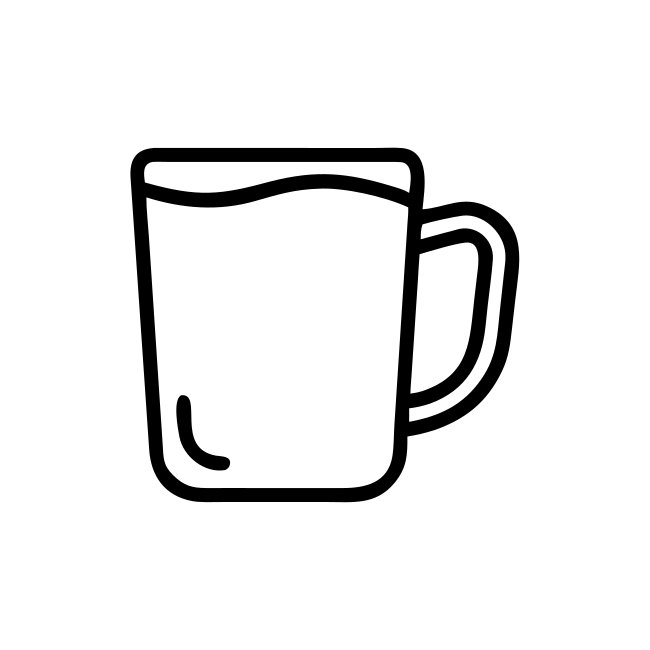 Realistic Mug Icon Svg White Mockup Design