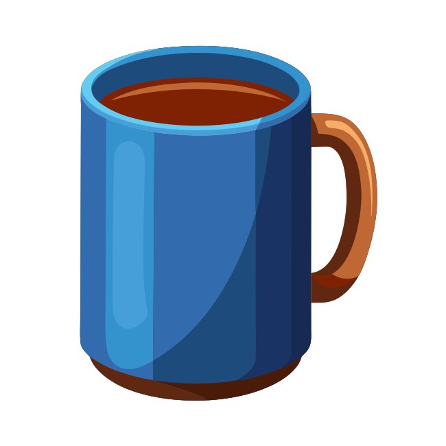 Realistic Mug Svg Vector White Background Art