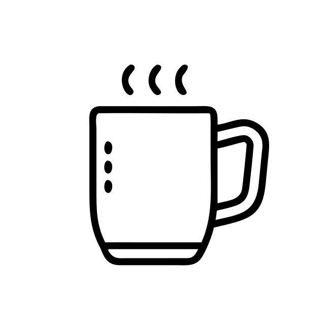 White Mug Mockup Icon Svg Clipart Collection