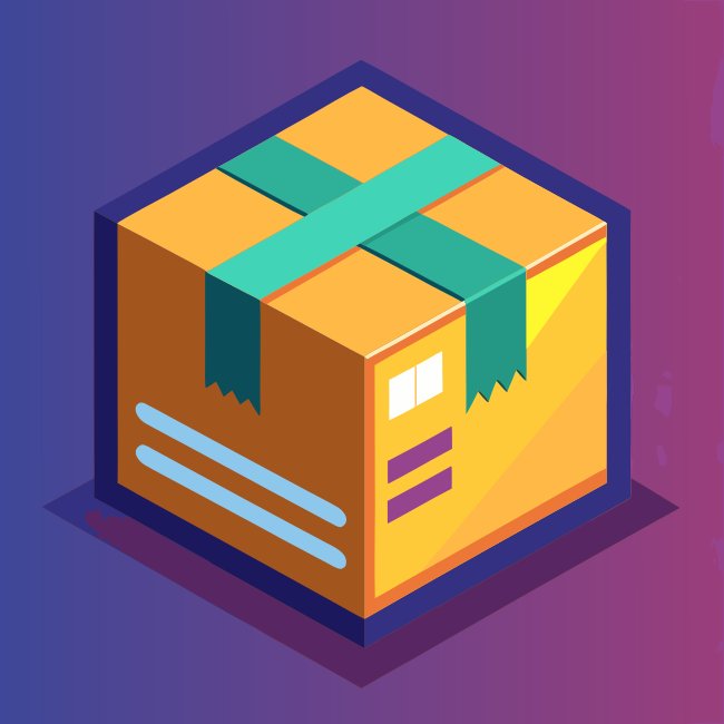 Delivery Box Svg Mockup Illustration Design