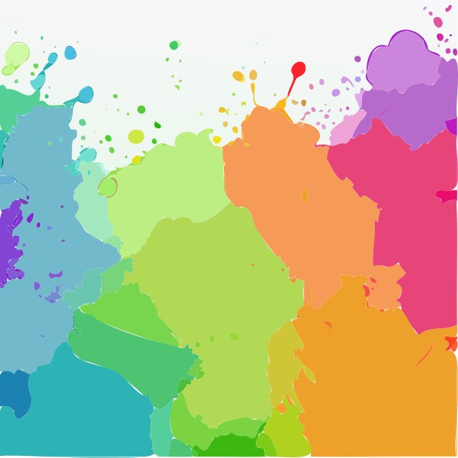 Paint Dropls Watercolor Splash Colorful Background