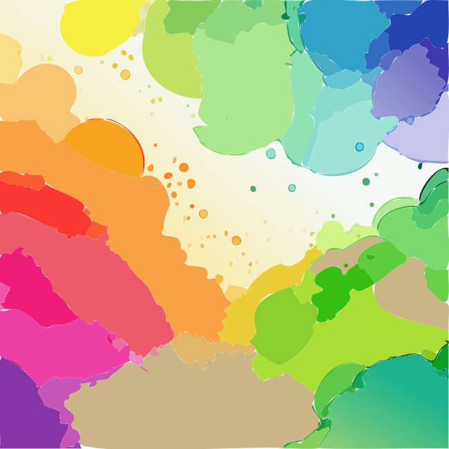 Vector Watercolor Splash Colorful Background Design