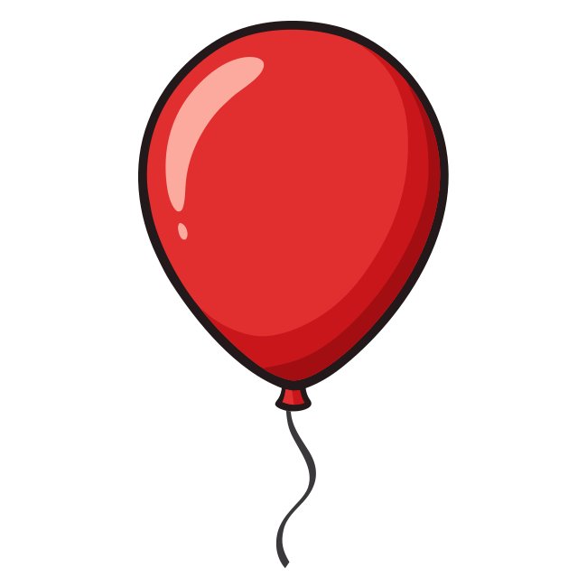 Red Birthday Balloon Svg Free Download