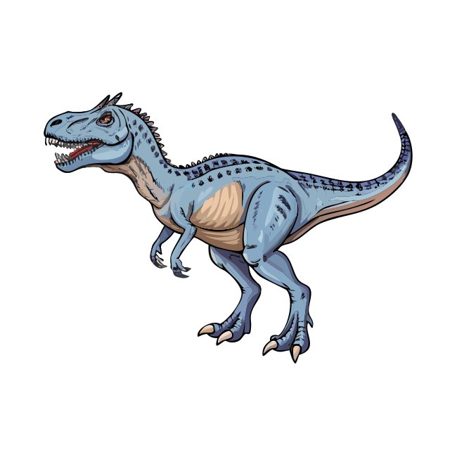 Light Blue Dinosaur Icon Svg Vector