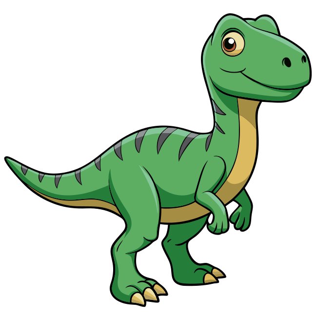 Cartoon Dinosaur Vector Svg Free Download