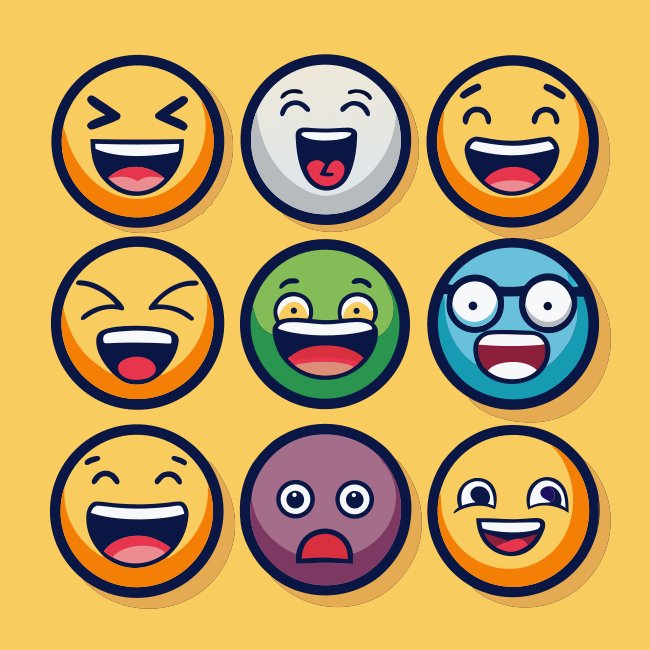 Emoticon Set Vector Svg Free Download