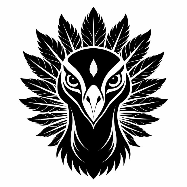 Peacock Silhouette Vector Svg Free Download