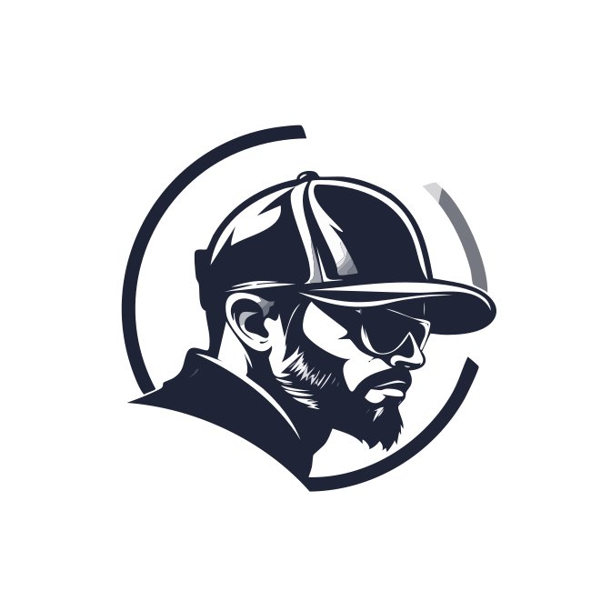 Man With Cap Sideview Svg