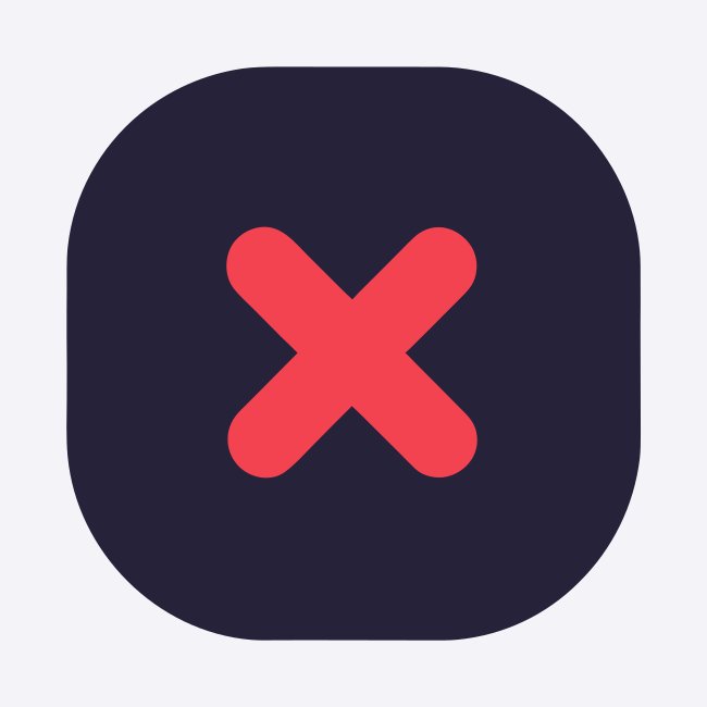Sleek Minimalist Cross Delete Button Svg Icon