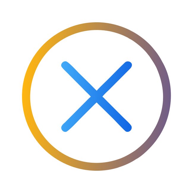 Clean Crossed Out Circle Delete Icon Svg Style