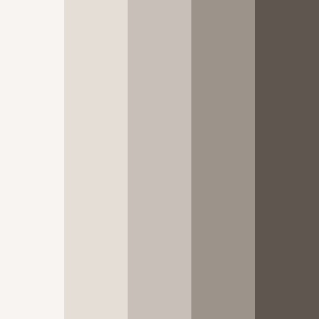 Minimal Neutrals SVG Color Palette