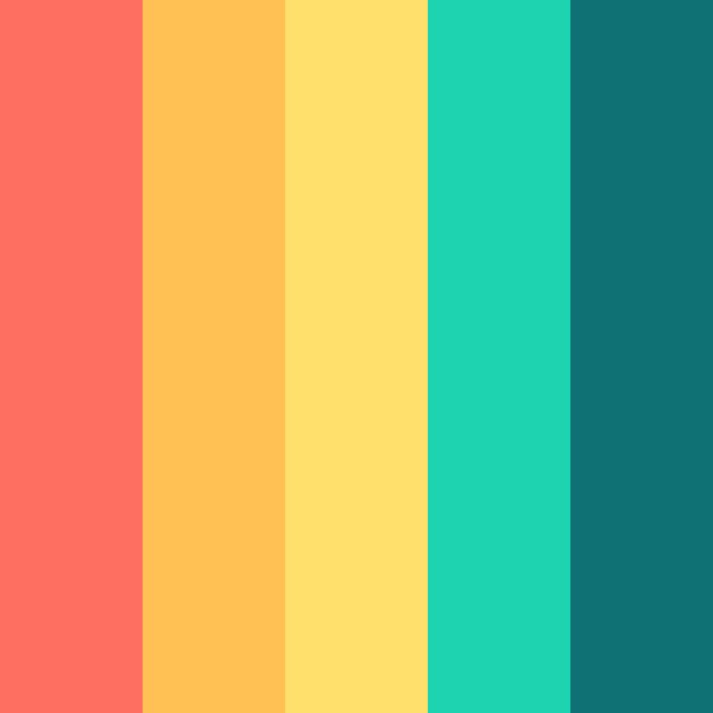 Retro Pop SVG Color Palette