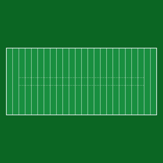 Nfl Football Field Top View Colored Svg