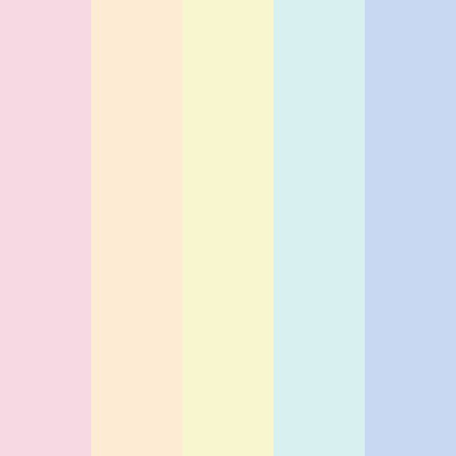 Pastel Dreamscape SVG Color Palette