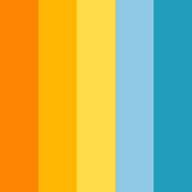 Citrus Burst SVG Color Palette