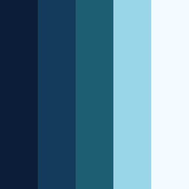 Icy Fjord SVG Color Palette