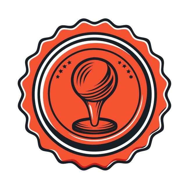 Creative Golfing Sticker Svg Free Download