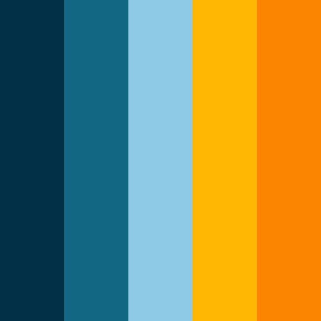 Coral Lagoon SVG Color Palette