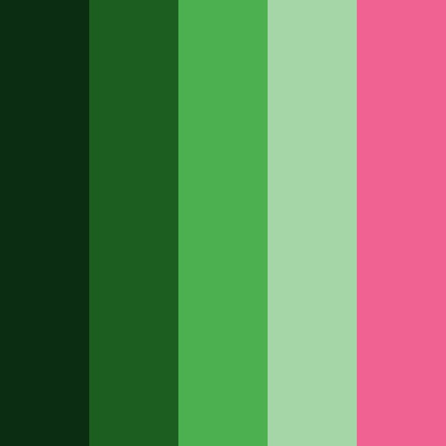 Spring Sprout SVG Color Palette