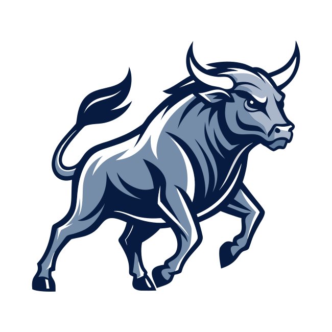 Gray Bull Run Svg Vector