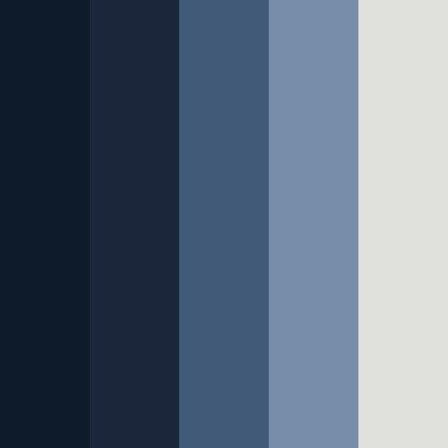 Sapphire Dreams SVG Color Palette