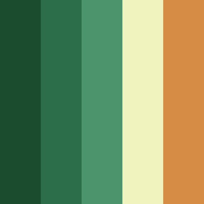 Jungle Vibes SVG Color Palette