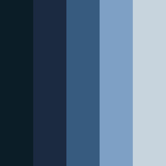 Arctic Dawn SVG Color Palette