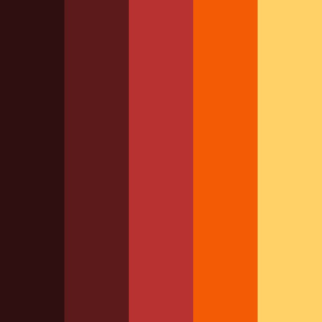 Ember Glow SVG Color Palette