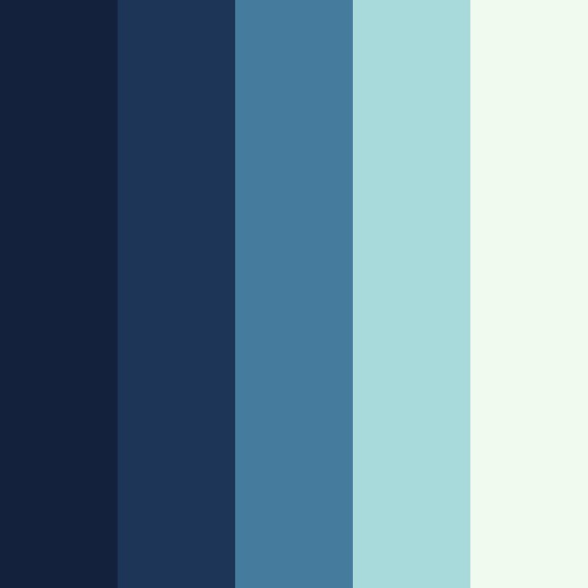 Harbor Lights SVG Color Palette