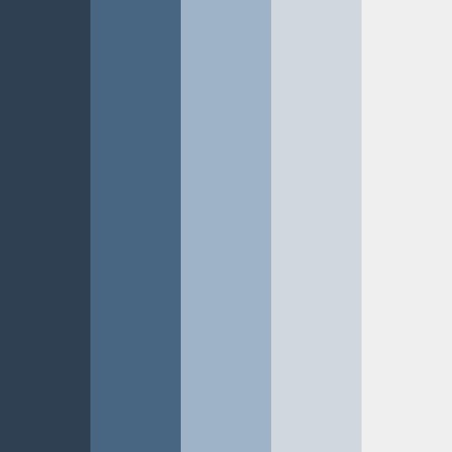 Foggy Morning SVG Color Palette