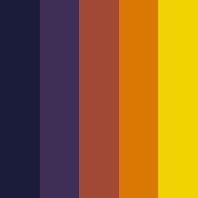 Night Market SVG Color Palette