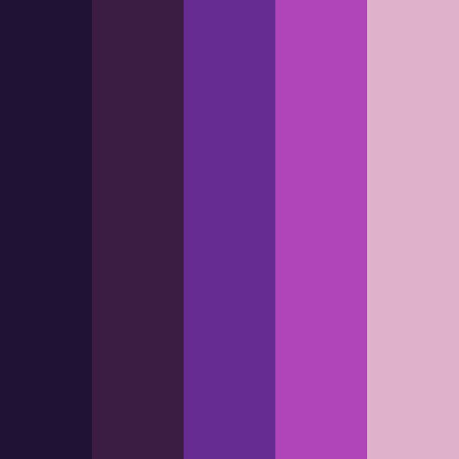 Twilight Dusk SVG Color Palette