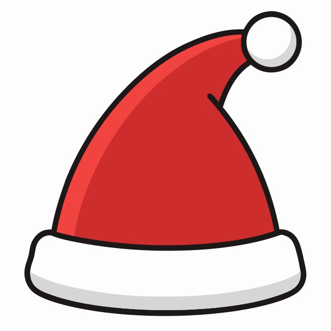 Christmas Hat Vector Svg