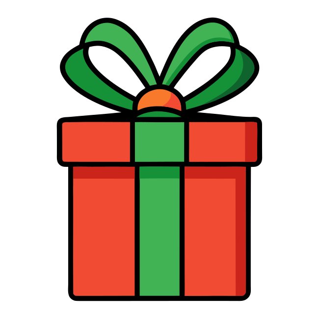 Christmas Gift Svg Vector