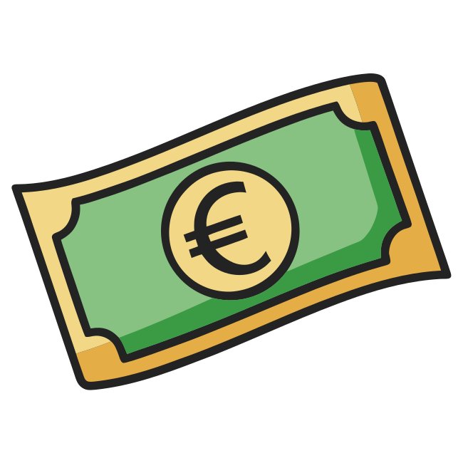 Euro Cash Vector Svg