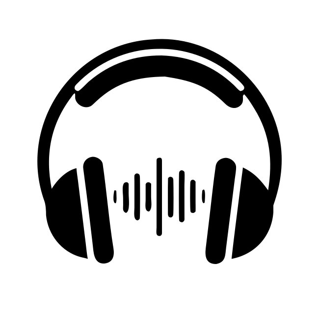 Headphones Logo Silhouette Svg Vector Free Download