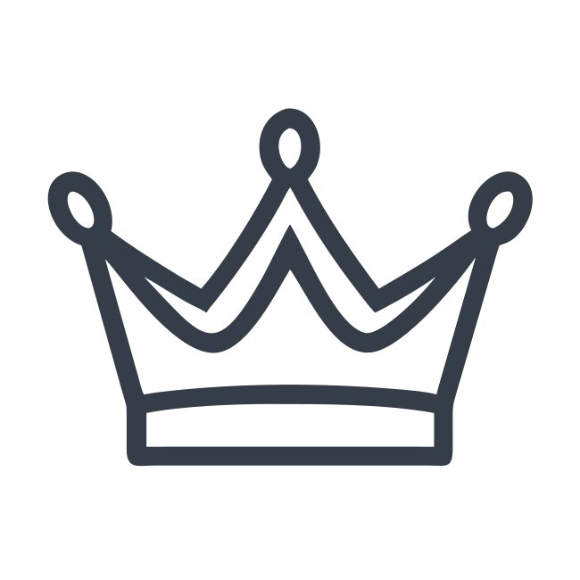 Crown Logo Icon Svg Vector