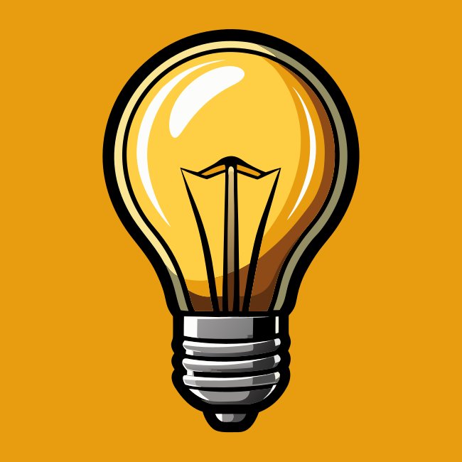 Realistic Lightbulb Illustration Vector Svg
