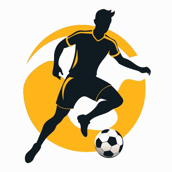 Soccer Player Silhouette Vector Svg